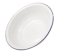 MOTHNUR Enamel Basin Multifunctional Washing Bowl for Foot Soaking Laundry and Decor Chic Design Rim for Home Kitchen Use