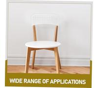 MOTHNUR Ergonomic Kitchen Chair Back Cover Replacement Sturdy Dining Chair Backrest with Quick Installation Versatile White Back Replacement for Daily Use and Festivals