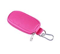 MOTHNUR Essential Oil Key Case Portable Handle, 10-Slot 2ml Bottle Holder, Rose Red Travel Oil Bag for Home and On-The-go