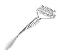 MOTHNUR Eye Cream Stick Cervical Spine Massager Roller Meat Pounder Tenderizer Kitchen Mallet Meat Hammer Tenderizer Massage Tools for Deep Tissue Silver Stainless Steel