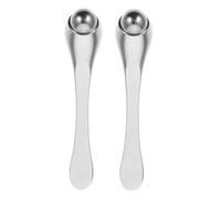 MOTHNUR Eye Roller Tool 2pcs Stainless Steel Eye Cream Applicator for Dark Circles and Wrinkle Treatment Facial Massage Stick