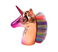 MOTHNUR Fantasy Makeup Brush Foundation Brush with Golden Handle Colorful Bristles for Women Portable Bag Packaging