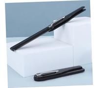 MOTHNUR Foldable Pocket Comb with Fine Tooth for Men Lightweight Travel Folding Beard Comb with Material and Compact Design with Square Mirror for Grooming