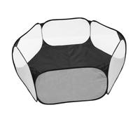 MOTHNUR Foldable Small Pet Playpen Hexagonal Safety Fence for Indoor Use Breathable Mesh Design with Heightened Edges to Prevent Escape for Puppies Cats and Small Animals Portable and