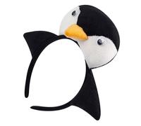 MOTHNUR Funny Penguin Headband for - 3d Yellow Beak Ocean Animal Hair Accessory - Underwater Costume Party Headwear for Boys and Birthday Dress-up