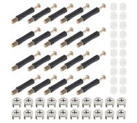 MOTHNUR Furniture Connectors Hardware Kit Thickened Cam Screws and Nylon Eccentric Wheels Robust Wardrobe Pole Fittings for Cabinets and Bedroom Furniture Assembly Secure Fixing and