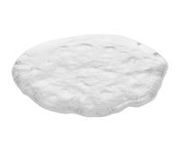 MOTHNUR Glass Nail Art Mixing Palette Tray with Frosted Pearl Texture Irregular Shape Nail Polish Holder