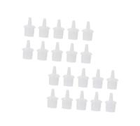 MOTHNUR Grafting Eyelash Glue Bottle Replacement Nozzles 50pcs Small Plastic Caps Adhesive Dispenser Tips for Eyelash Extension Kits Beauty Tools