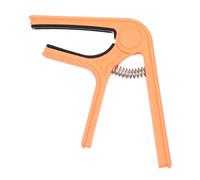 MOTHNUR Guitar Capo Portable Multi-function Steel Tuning Accessory Lightweight Plastic Clip for Acoustic and Electric Guitars, Compact Orange Design for Performances and Practice