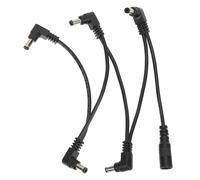 MOTHNUR Guitar Effector Power Supply Cable 1-to-5 Output, Multi-pedal Power Cord for Guitar Pedals, Compatible Stage and Studio Use