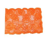 MOTHNUR Halloween Lace Table Runner with Pumpkin Pattern Polyester Rectangular Table Cover Overlay for Party and Dining Classic Decorative Tablecloth for Halloween Celebration and Everyday