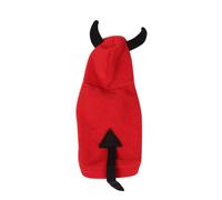 MOTHNUR Halloween Pet Devil Costume Warm Devil Jumpsuit m Size Three-dimensional Pet Party Clothes for Dogs