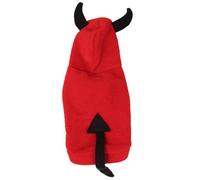 MOTHNUR Halloween Themed Dog Costume Fleece Pet Clothes Warm Winter Outfit for Cats and Dogs Soft Material with Bright Color Easy to Clean and Comfortable for Running and Walking