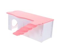MOTHNUR Hamster Hideout House with Ladder Design Private Sleeping and Playing Space for Small Pets Guinea Pig Nest for Entertainment and Training Easy to Clean