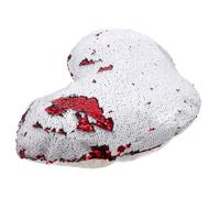 MOTHNUR Heart-shaped Sequin Pillowcase Decorative Cushion Cover for Sofa Bedroom Home Living Soft Comfortable Throw Pillow Case for Car Office Library No Fading Shedding Random Color