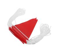 MOTHNUR High Visibility Safety Warning Flag Orange Traffic Control Banner for Construction Perimeter Marking Parking Sports Outdoor Hazard Identification Tear-resistant Material