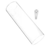 MOTHNUR Hydroponic Glass Wall Mounted Vase for Plants and Flowers Cylindrical Terrarium Pot with Crystal Adhesive Decorative Hanging Planter for Air Plants and Fresh Floral Arrangements