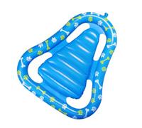 MOTHNUR Inflatable Avocado Shaped Floating Pet Mat Thick PVC Dual Air Chambers Floating Bed for Dogs Swimming Fun Bathing Pool