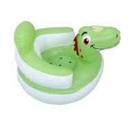 MOTHNUR Inflatable Chair Dragon Design Soft Support Cushion for Sitting Practice Travel Portable Learning Seat Light Green