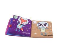 MOTHNUR Interactive Crinkle Book Enlightenment Cloth Book for Year Old Boy Soft Early Education Knowledge Tool