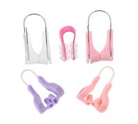 MOTHNUR Invisible Nose Shaping Clip 5pcs Set Silicone Nose Beauty Device Insert for Men and Women Daily and Night Use for Natural Bridge Straightening
