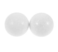 MOTHNUR Jade Baoding Balls Hand Massage Set for Elders, 2pcs White Marble Exercise Balls for Stress Relief, Meditation, and Hand Therapy Fitness