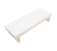 MOTHNUR Japanese Style Manicure Hand Rest Cushion with Wooden Base Comfortable Low Profile Nail Art Arm Rest for Salon and Home Use Soft Smooth Surface Wrist Support for Nail Tech Clients