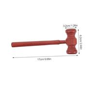 MOTHNUR Judge Gavel Hammer for Boys and Loud Knock Sound Natural Wood for Courtroom Role Play Auction Halloween Costume Accessory