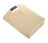 MOTHNUR Large Capacity Felt Bible Carrying Case Tote Bag for Church Study and Shopping Felt Storage Pouch with Strong Stitching for Books Cosmetics and Daily Essentials Light Camel Color