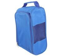 MOTHNUR Large Capacity Hanging Shoe Bag with Zipper Portable Oxford Cloth Sneaker Holder for Travel Sports and Makeup Storage Lightweight Organizer Pouch in Blue