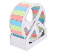 MOTHNUR Large Hamster Wheel with Stand for Small Pets Low Noise Running Exercise Suitable for Hamsters Gerbils Chinchillas and Guinea Pigs Pet Wheel