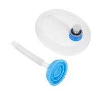 MOTHNUR Leakproof Foldable Urinal Bottle with Flexible Hose and Funnel Unisex Portable Travel Urinal for Car Outdoor and Emergency Use Reusable Plastic Bedpan for Men Women