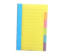 MOTHNUR Lined Self-adhesive Note Pads Sticky Memo Pads for Home Office School Use Removable Tear-off Paper for To-do Lists Message Marking and Study Organization