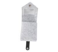 MOTHNUR Lipstick Storage Bag Mini Travel Makeup Pouch Outdoor Felt Cosmetics Organiser Mirror for Women's Everyday Use and Compact Toiletries Storage