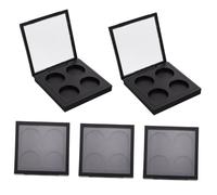 MOTHNUR Magnetic Buckle Eyeshadow Storage Boxes 5pcs Four-color Plastic Eye Cosmetics Holders with Lid Refillable Eyeshadow Palette for Women Makeup Organizing