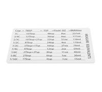 MOTHNUR Magnetic Kitchen Measurement Conversion Chart Refrigerator Magnet Professional Measure Equivalents Chart for Baking Magnetic Kitchen Conversion Reference Baking Accessory