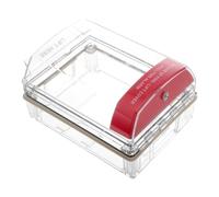 MOTHNUR Manual Reset Switch Protector Full Coverage Fire Call Point Button Cover Emergency Alarm Shield Plastic Easy Installation Safety Guard