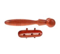 MOTHNUR Massage Tool Wooden Massager 2Pcs Deep Relaxing Muscle Roller for Neck and Waist Home Use Premium High Grade Wood Material for Fitness Enthusiasts and The Aged