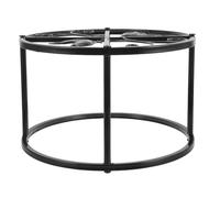 MOTHNUR Metal Chicken Coop Feeder Stand with Rust-resistant Iron Frame, round Support Rack for Outdoor Chick Water Feeder and Poultry Water Bucket Holder, Suitable for Chicken Coop Feeding