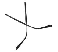 MOTHNUR Metal Eyeglass Arms Replacement Kit Black Clear Temple Legs for Glasses Easy to Install Eyewear Repair Accessory Compatible with Various Frames