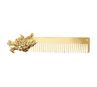 MOTHNUR Metal Hair Comb Dragon Design Zinc Alloy Fine Cutting Comb for Hair Styling Beard Grooming Compact Portable Barber Tool for Men Unique Viking Aesthetic
