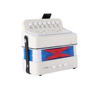 MOTHNUR Mini Accordion Educational Music for Abs Metal Beginner Instrument Lightweight Handheld Musical for Boys and Early Learning Creativity Development