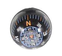 MOTHNUR Mini Car Ball Compass for Dashboard Black Plastic Guide Ball, Automotive Small Compass for Kids, Hiking, Motorcycle and Car Use