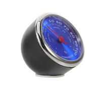 MOTHNUR Mini Mechanical Car Dashboard Temperature Humidity Analog Thermometer Hygrometer with Large Numbers for Easy Night Visibility Compact Indoor Climate Monitor for Vehicle and Home