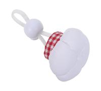 MOTHNUR Mini Pet Chef Hat with Adjustable Strap, Red Plaid Small Animal Cooking Cap for Guinea Pigs, Rabbits, and Bearded Dragons, Cute Party Hat and Photo Prop for Holiday Pets