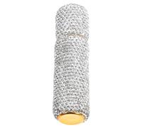 MOTHNUR Mini Refillable Rhinestone Perfume Bottles with UV Protection Precision Roller Ball for Essential Oils and Fragrance Portable Travel Containers for Pocket Wallet Use
