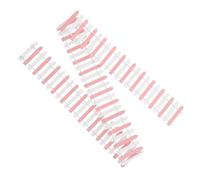 MOTHNUR Miniature Farm Fence Dual Tone Wood Picket Fencing for Dollhouse Landscape Decoration Light White