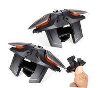 MOTHNUR Mobile Game Controller Trigger with Charging Cable and Dual-finger Gloves High Sensitivity Ergonomic Design for Precise Mobile Gaming Control and Stable Performance