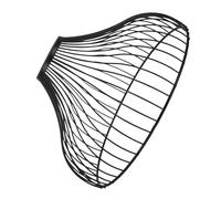 MOTHNUR Modern Geometric Metal Pendant Lamp Shade Cage Replacement Vintage Light Bulb Shade for Home and Tea Shop Decorative Hanging Lampshade with Crafted Exterior Design