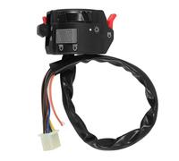 MOTHNUR Motorcycle Handlebar Switch Metal Plastic Motorcycle Headlight Horn Control Easy Installation Replacement for Universal Handlebar
